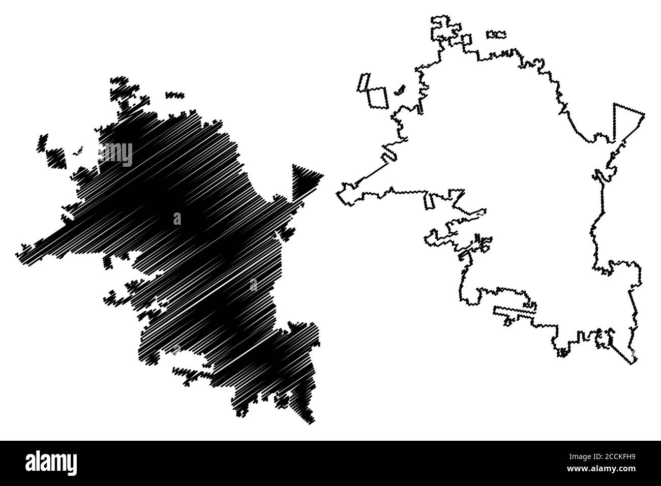 Hermosillo City (United Mexican States, Mexico, Sonora State) map ...