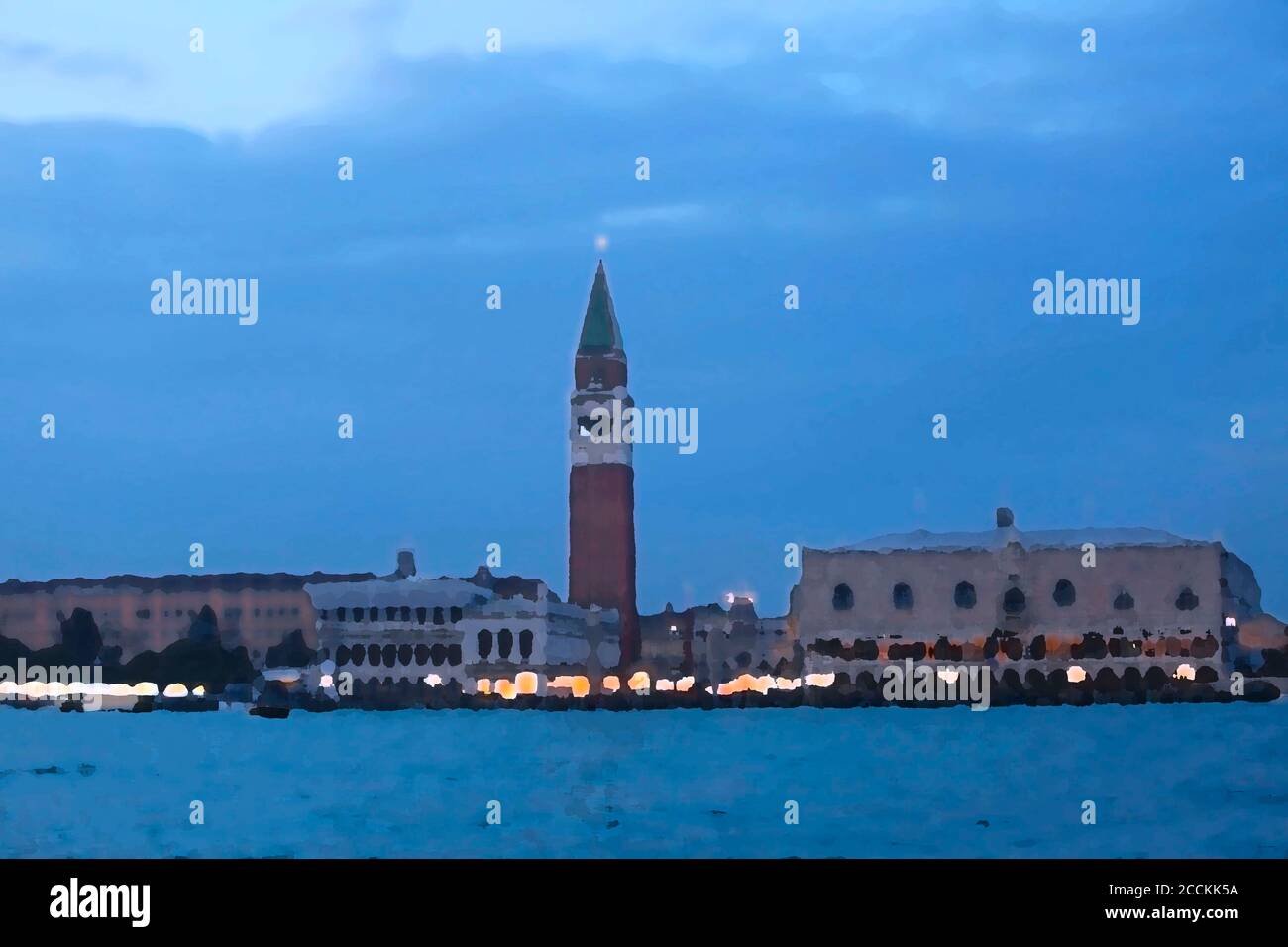 Abstract, Venice, Italy Stock Photo