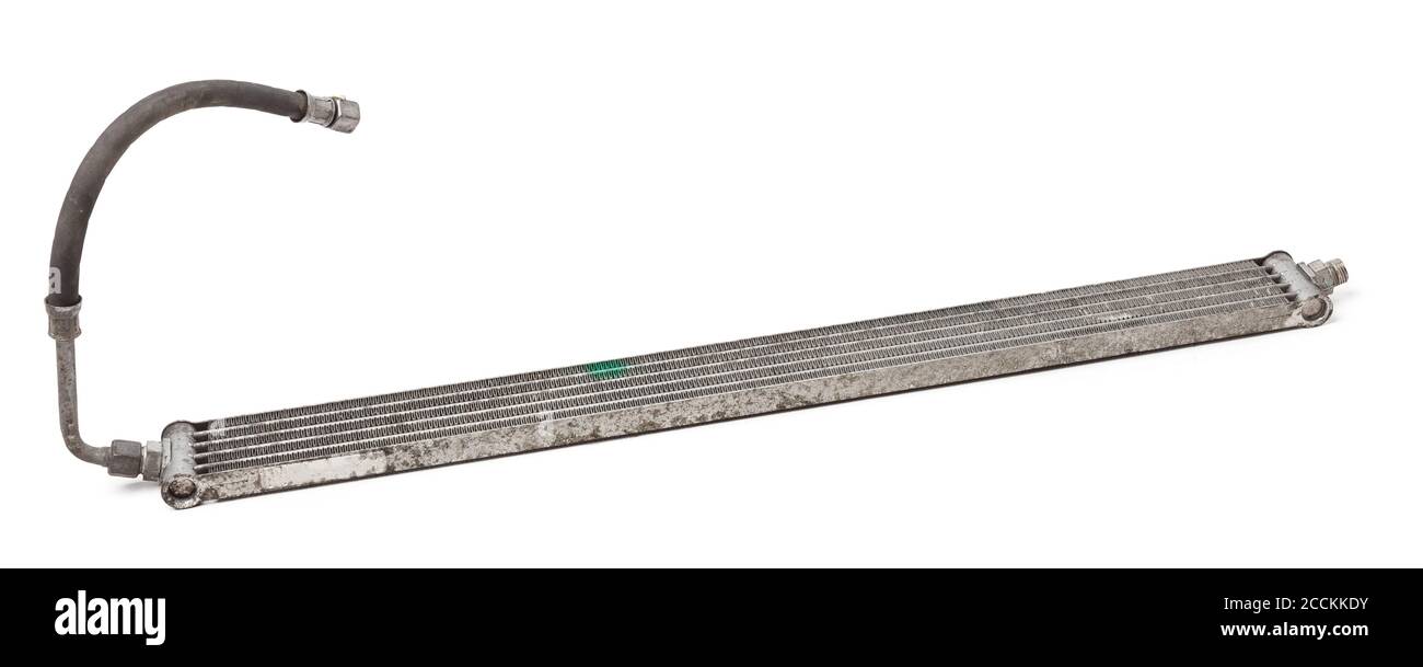 Power steering cooling radiator is designed to cool the oil in the