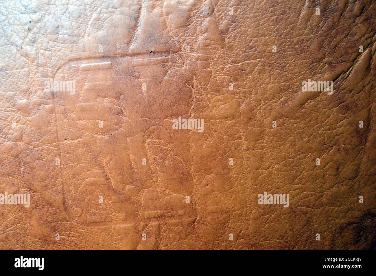 Leather texture material pattern background. Luxury textured brown skin textile clothing Stock Photo