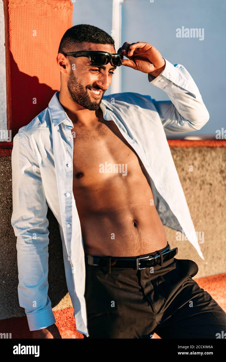 male unbuttoned dress shirt The Stylish Gent's Guide To The Unbuttoned Shirt | The Journal
