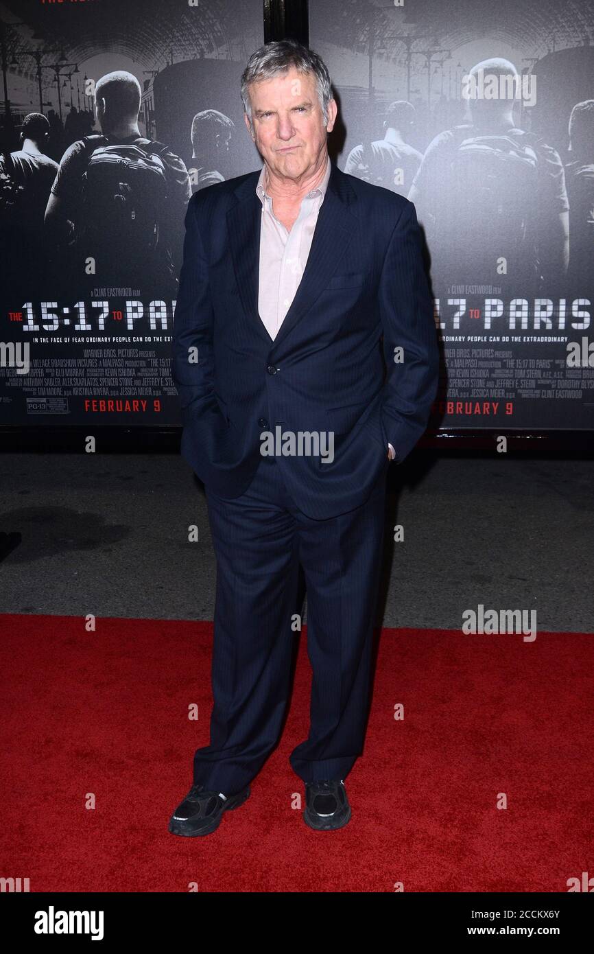 LOS ANGELES - FEB 5:  Jamey Sheridan at the The 15:17 To Paris World Premiere at the Warner Brothers Studio on February 5, 2018 in Burbank, CA Stock Photo