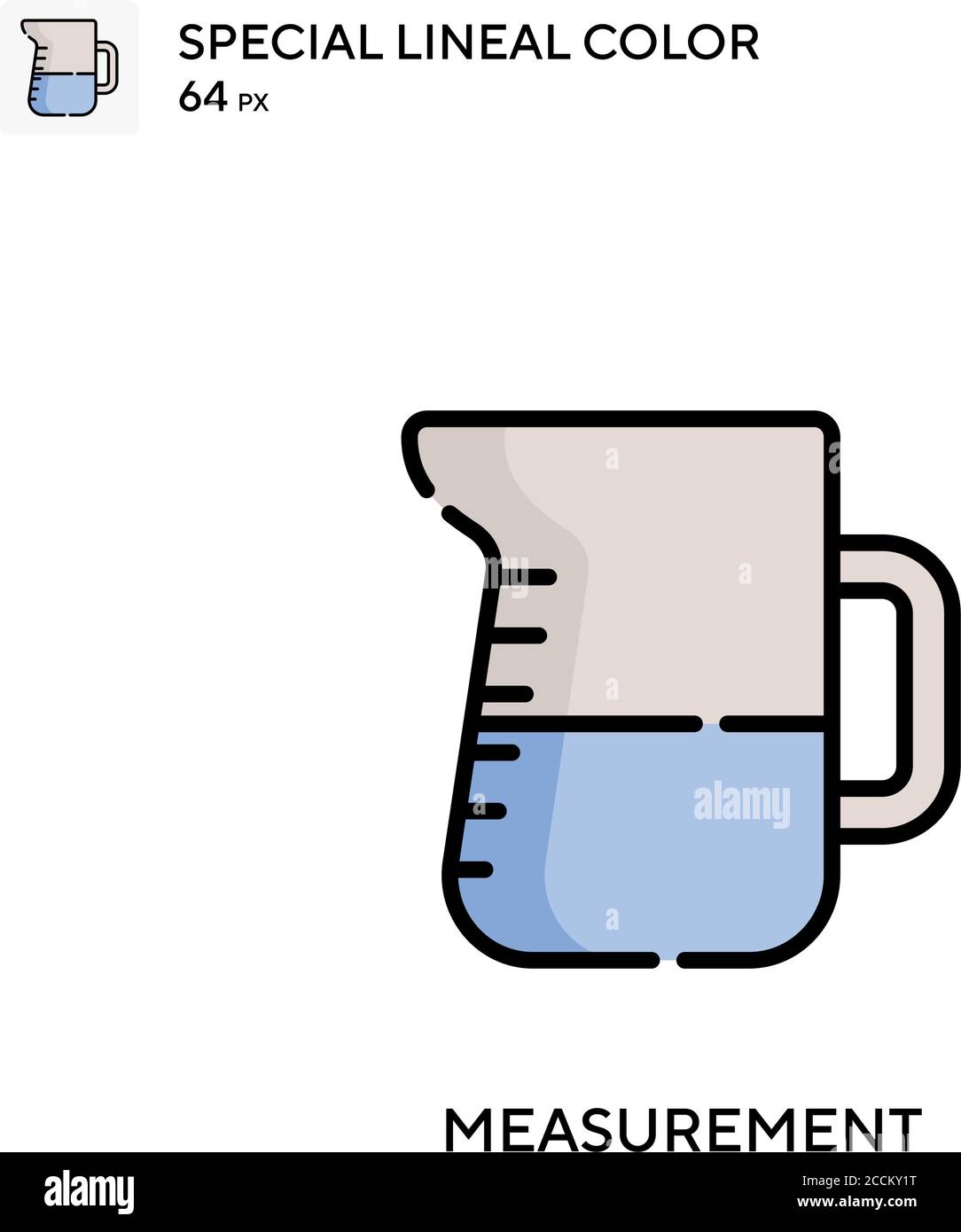 Measurement Special lineal color icon. Illustration symbol design ...