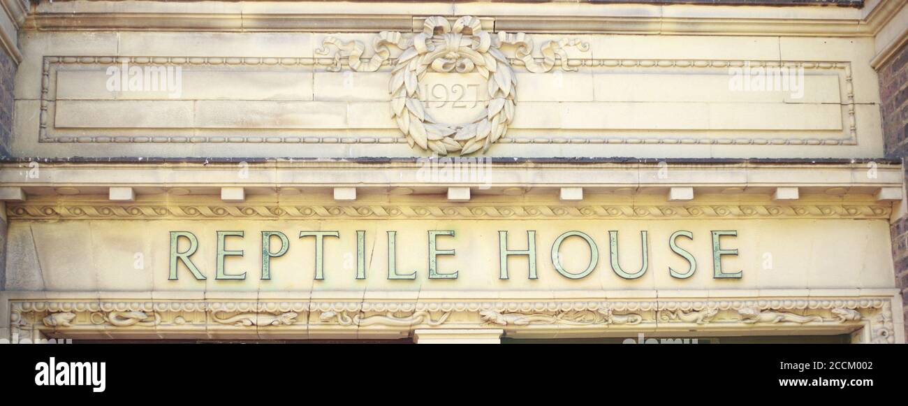 Reptile House, London Zoo, UK, 2020. The Reptile House in London Zoo