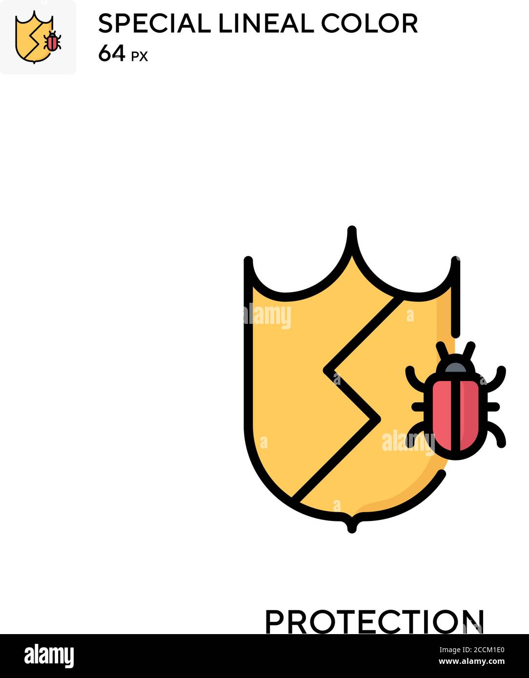 Protection Special lineal color icon. Illustration symbol design ...