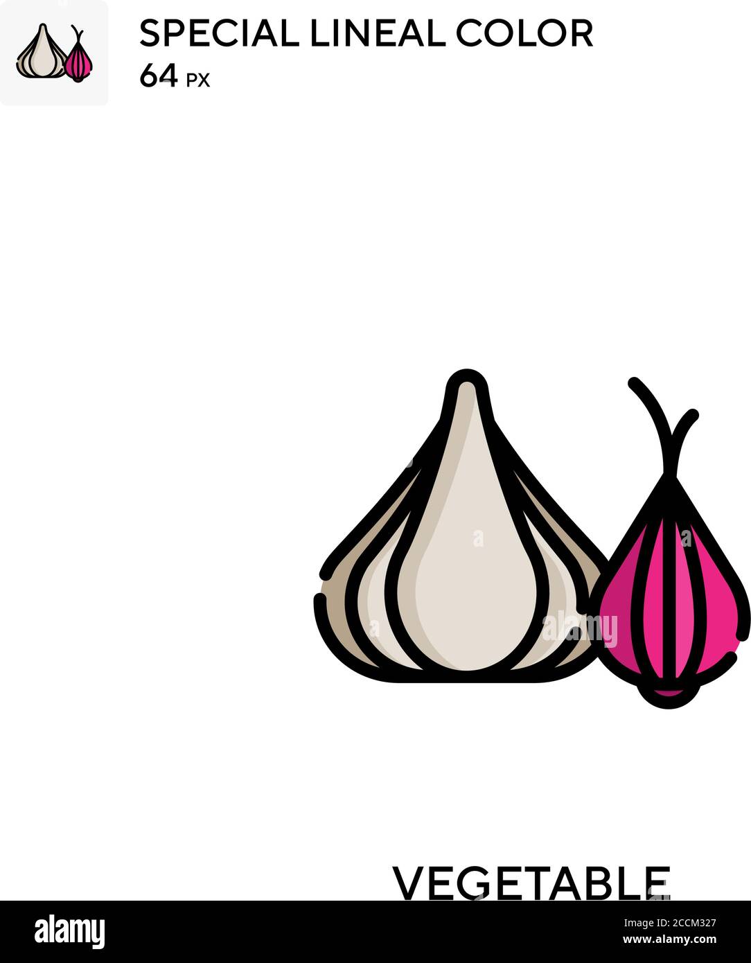 Vegetable Special lineal color icon. Illustration symbol design ...