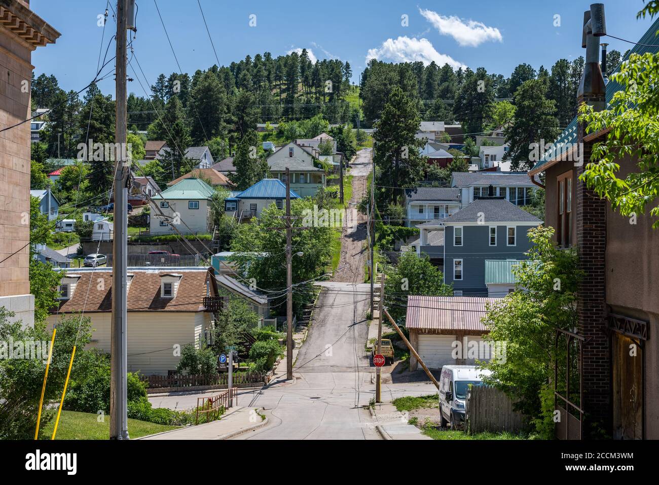 Town of Lead, SD Stock Photo Alamy