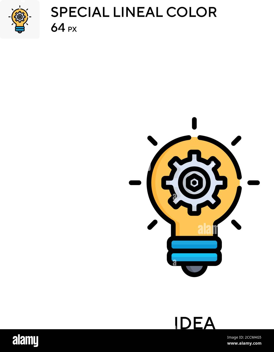 Idea Special lineal color icon. Illustration symbol design template for ...
