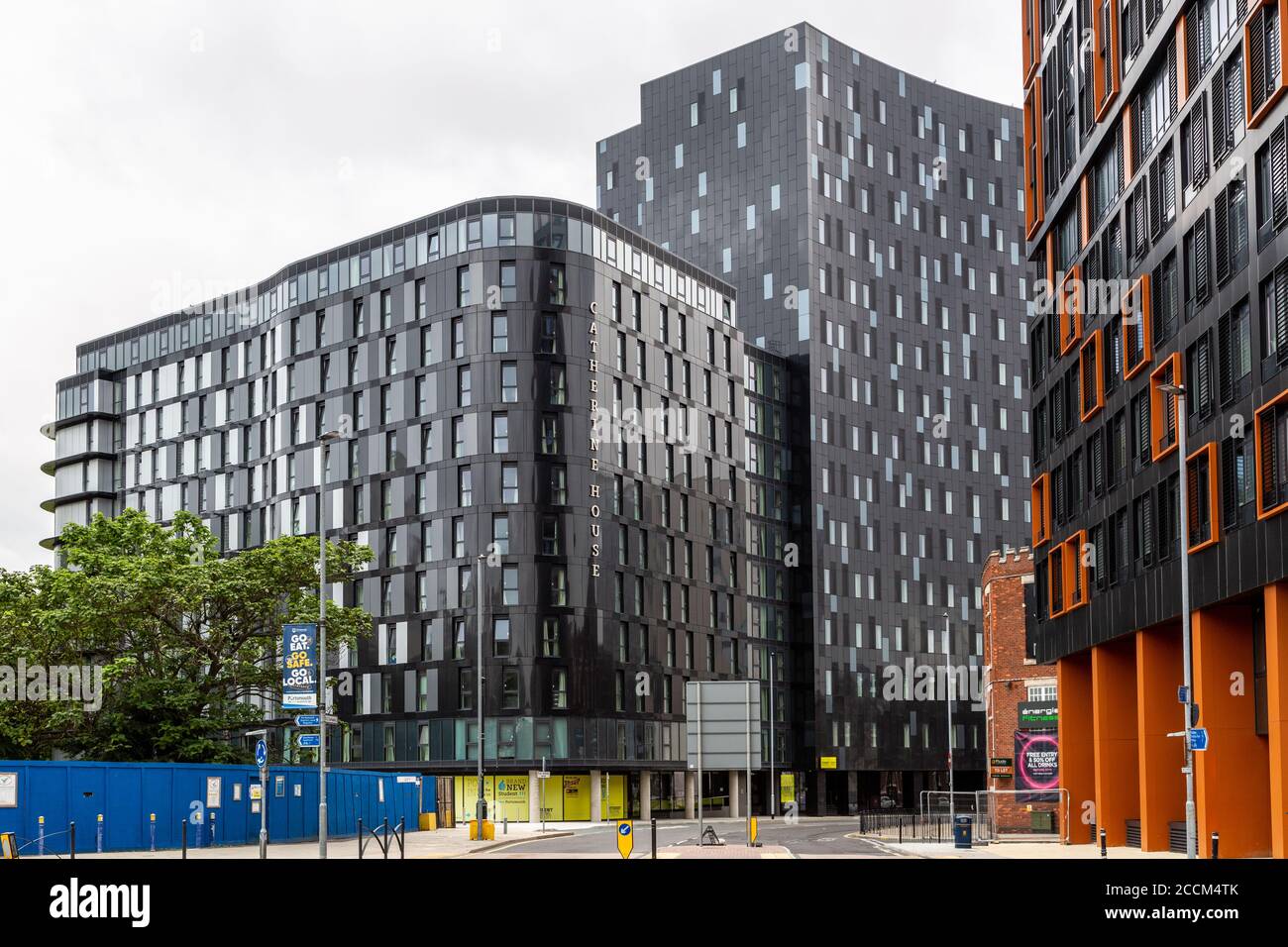 Catherine house student with stanhope house next to it in