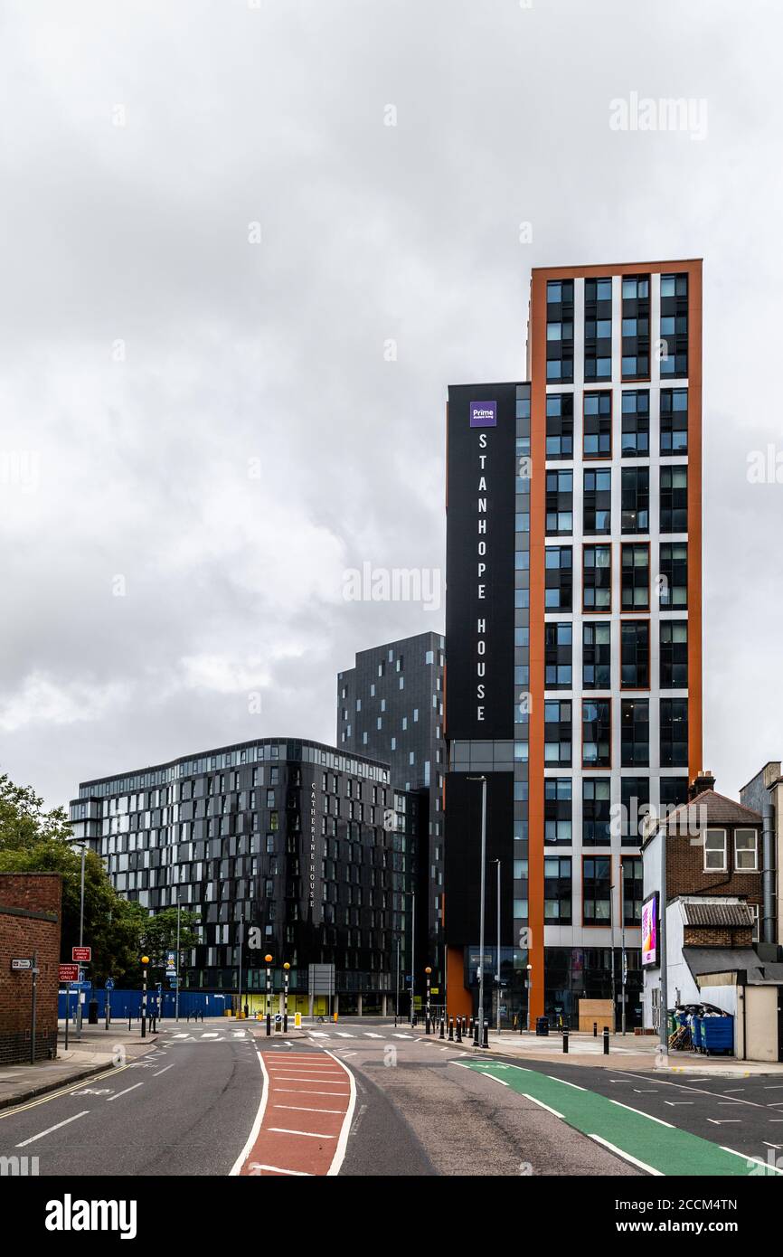 Catherine house student with stanhope house next to it in