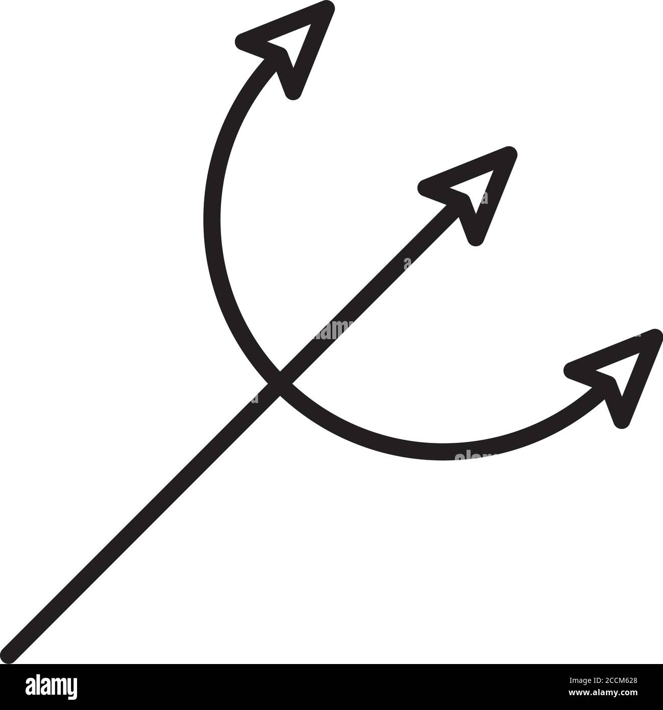 happy halloween, devil fork trick or treat party celebration linear