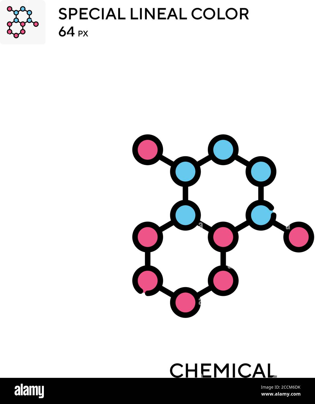 Chemical Special lineal color icon. Illustration symbol design template ...