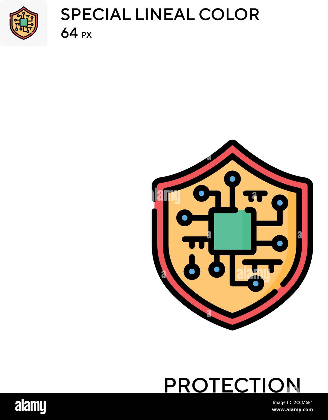 Protection Special lineal color icon. Illustration symbol design ...