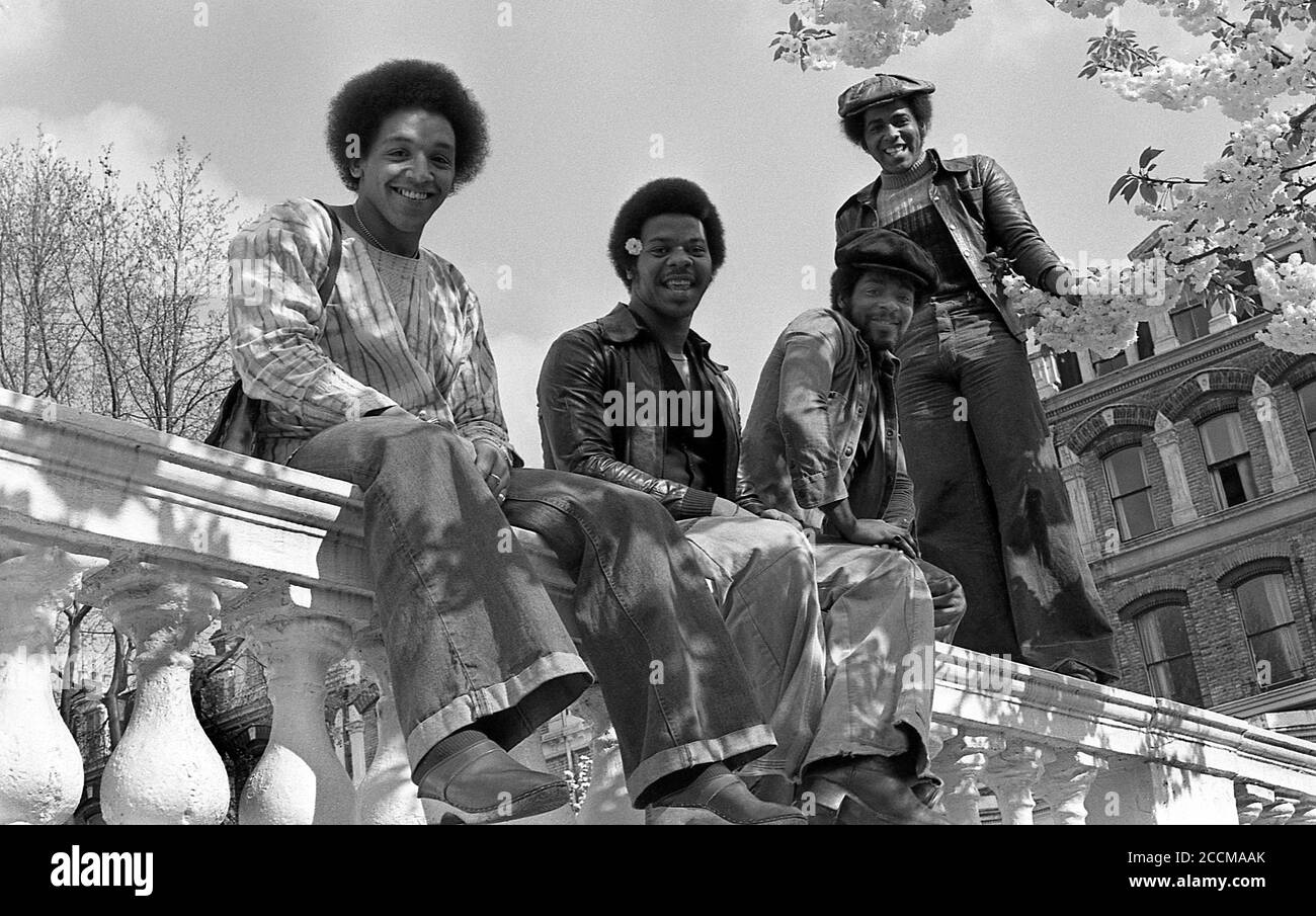 British Soul band The Real Thing 1976 Stock Photo