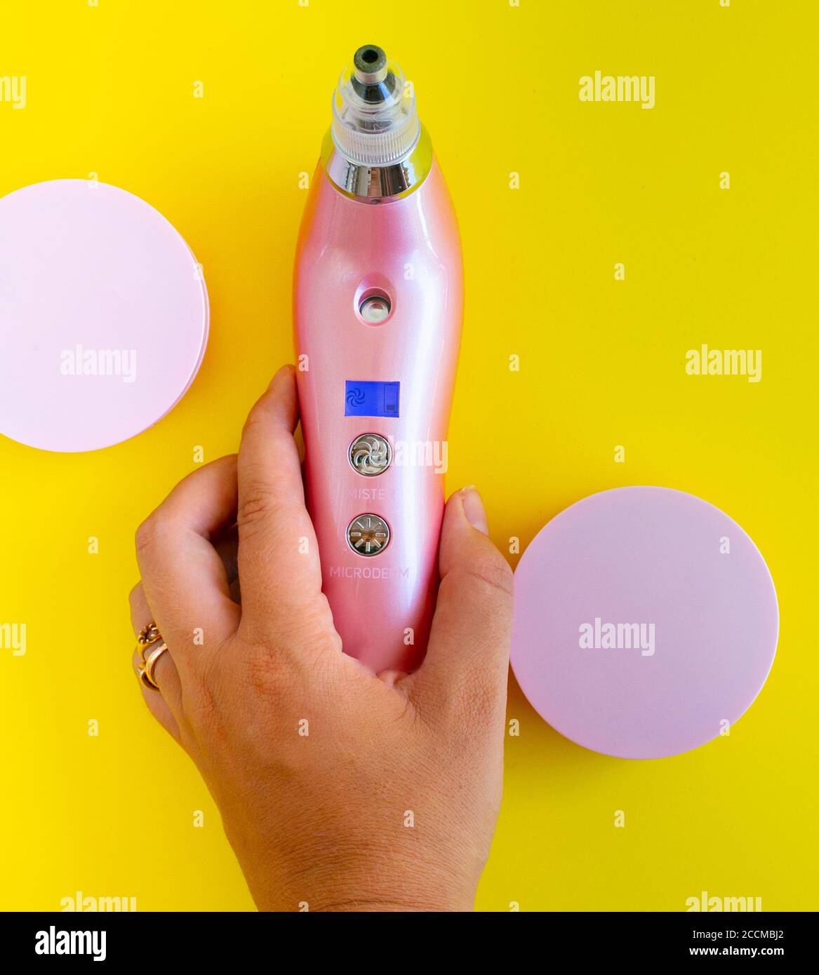 Facial steamer for blackheads Pink and skincare products to add your