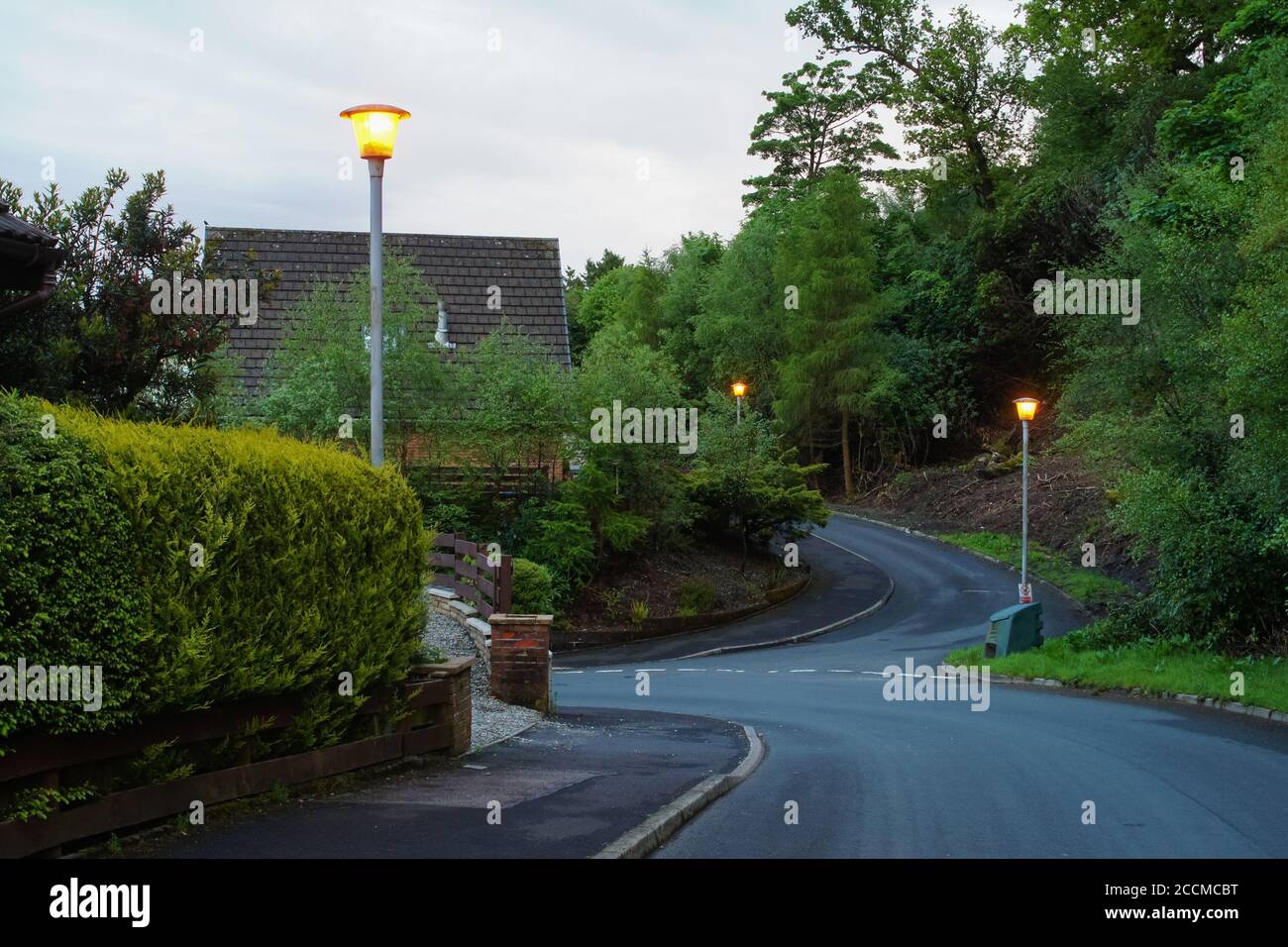 Hunter's Grove, on the outskirts of Dunoon, Scotland. Rural Scottish