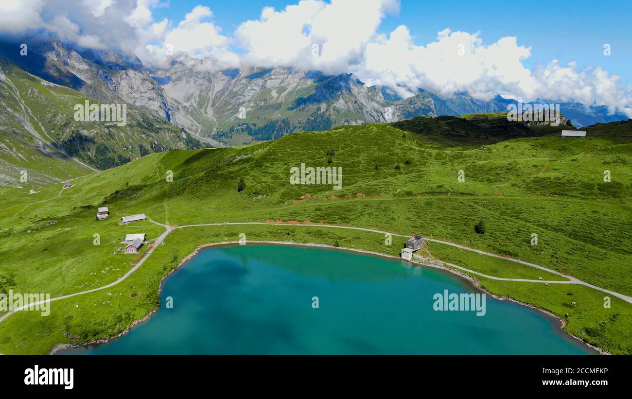 Amazing nature of Switzerland in the Swiss Alps Stock Photo - Alamy