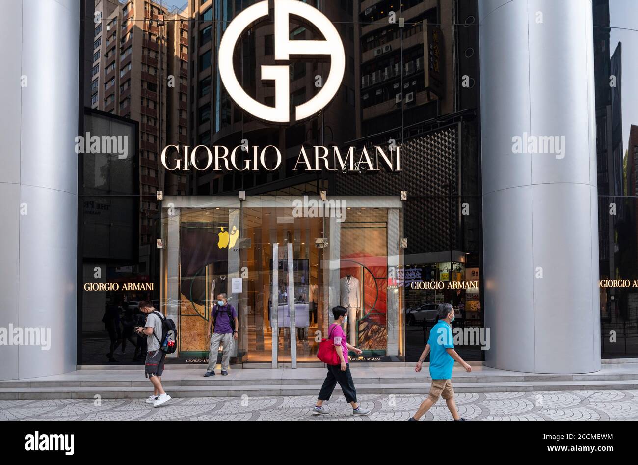 Tsim Sha Tsui, Hong Kong, China - April 09, 2019: Giorgio Armani Store Seen  In Tsim Sha Tsui Hong Kong Stock Photo, Picture and Royalty Free Image.  Image 123264094.