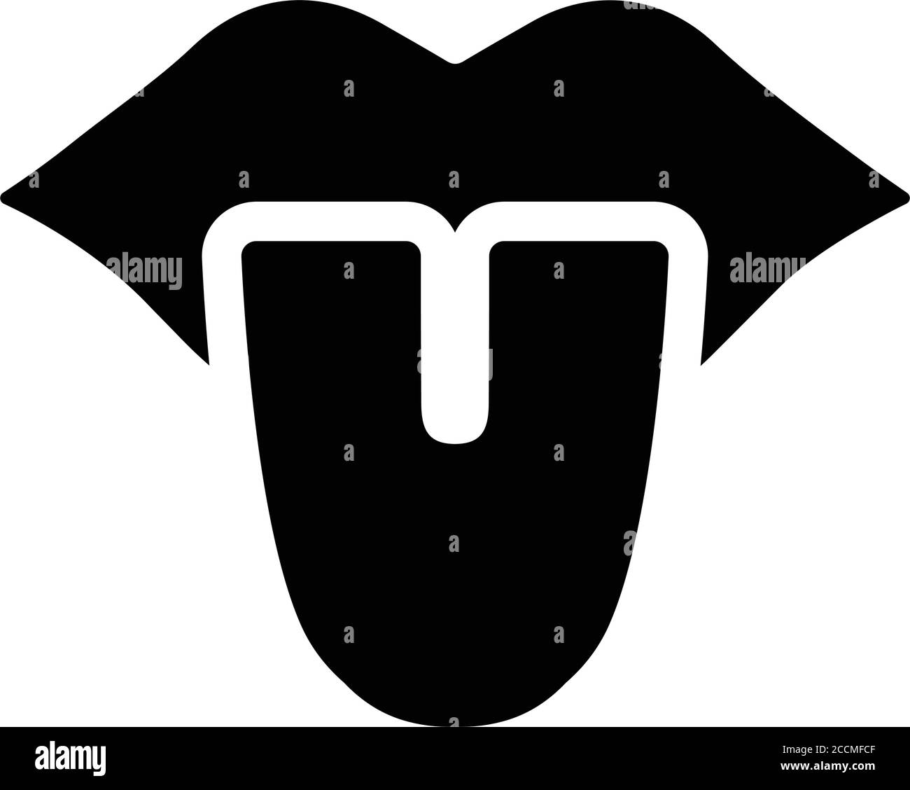 Oral, Tongue Icon is use in designing and developing websites, commercial, print media, web or any type of design projects. Stock Vector