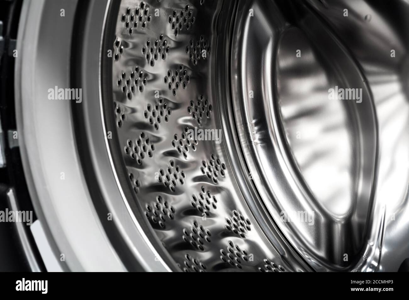Washing machine drum inside view Stock Photo Alamy