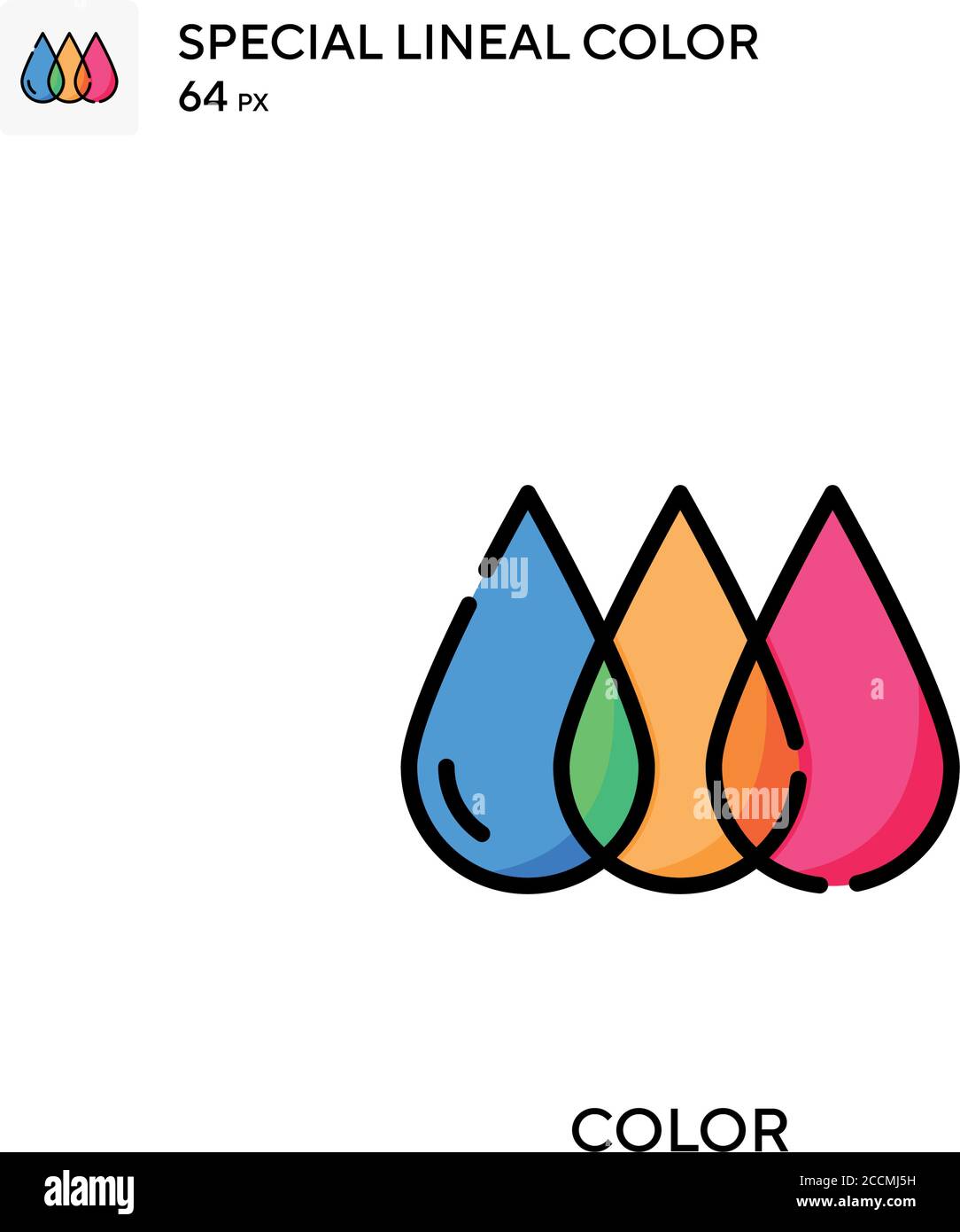 Color Special lineal color icon. Illustration symbol design template ...