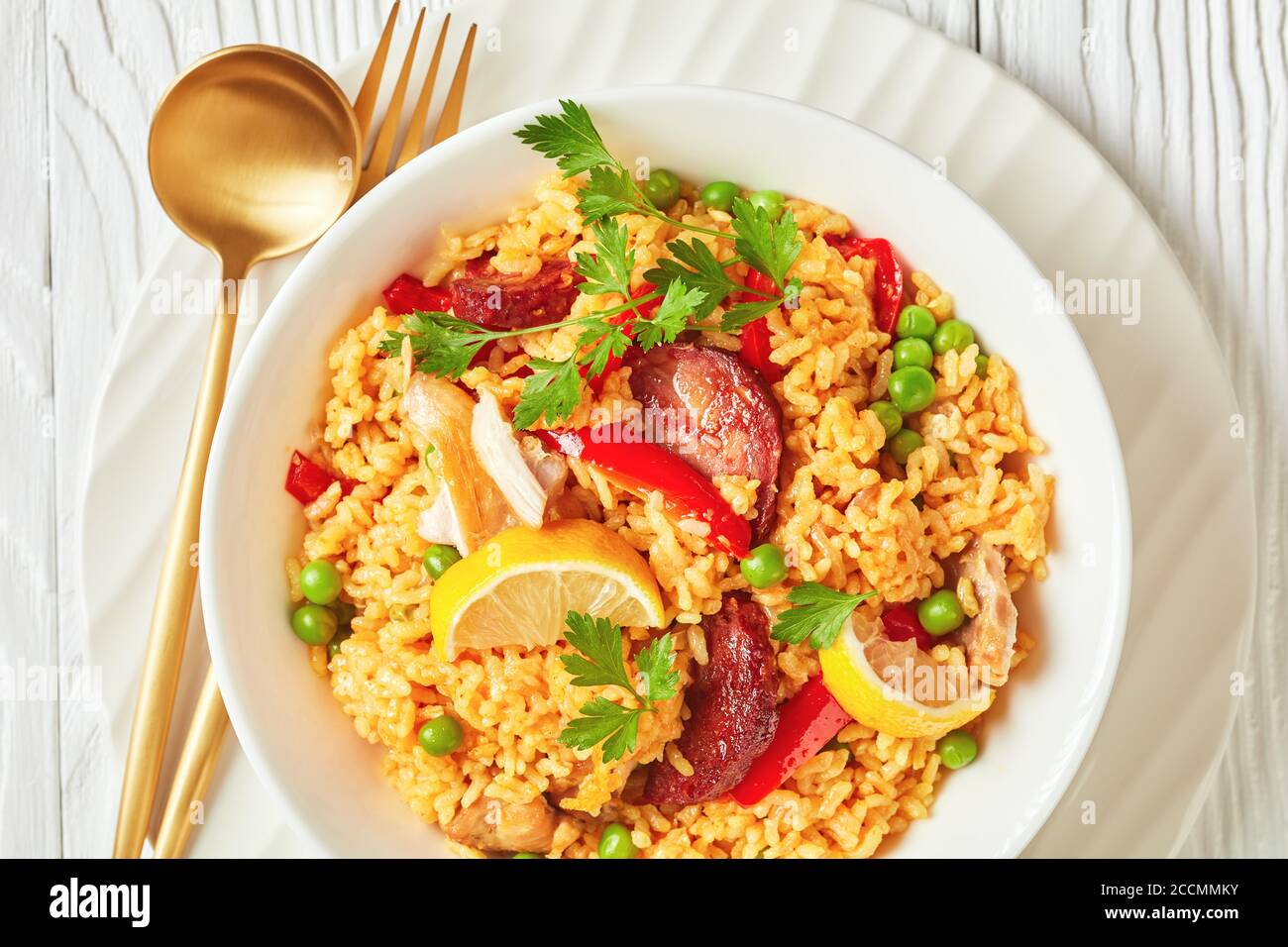 Chicken chorizo paella hires stock photography and images Alamy