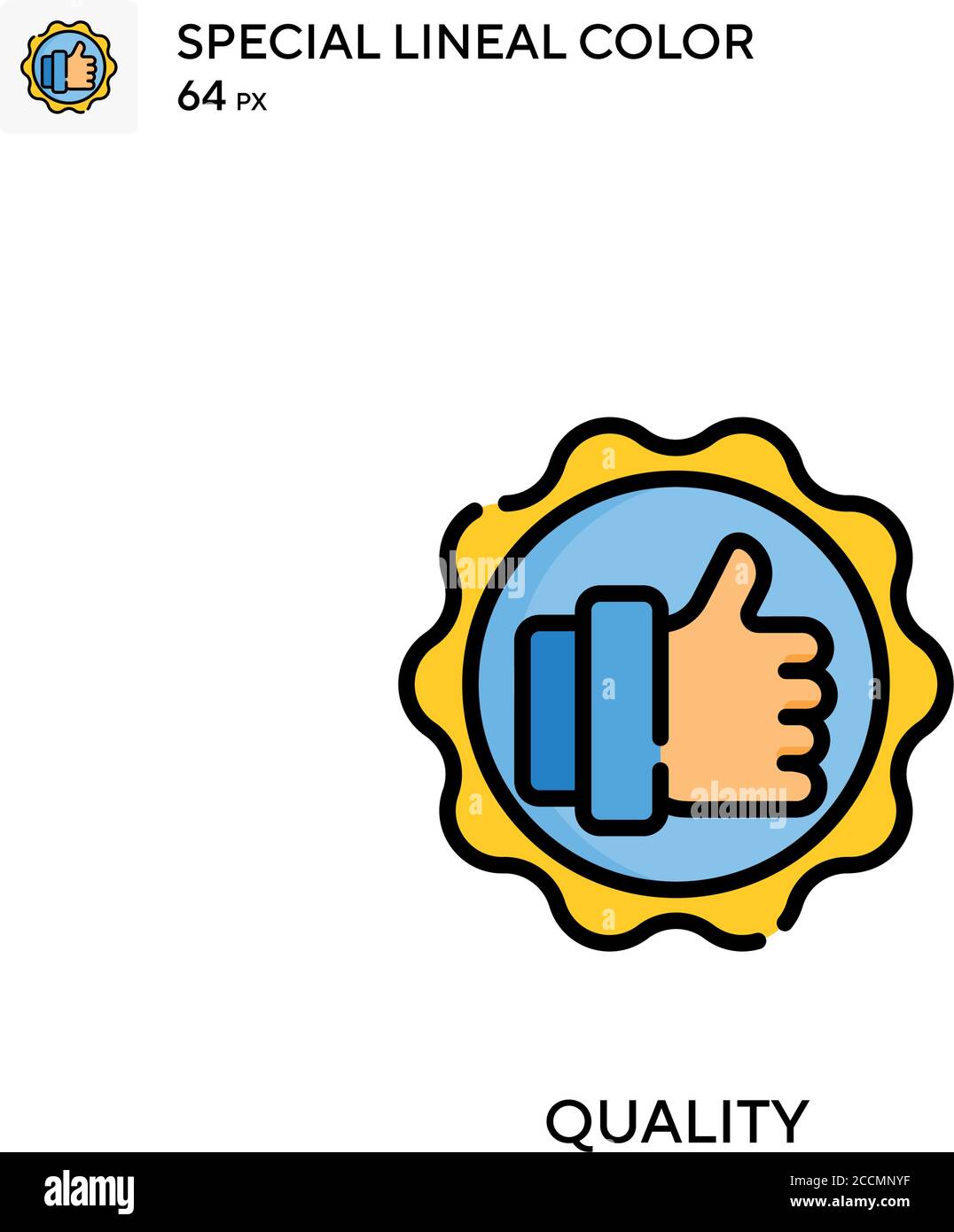 Quality Special lineal color icon. Illustration symbol design template ...