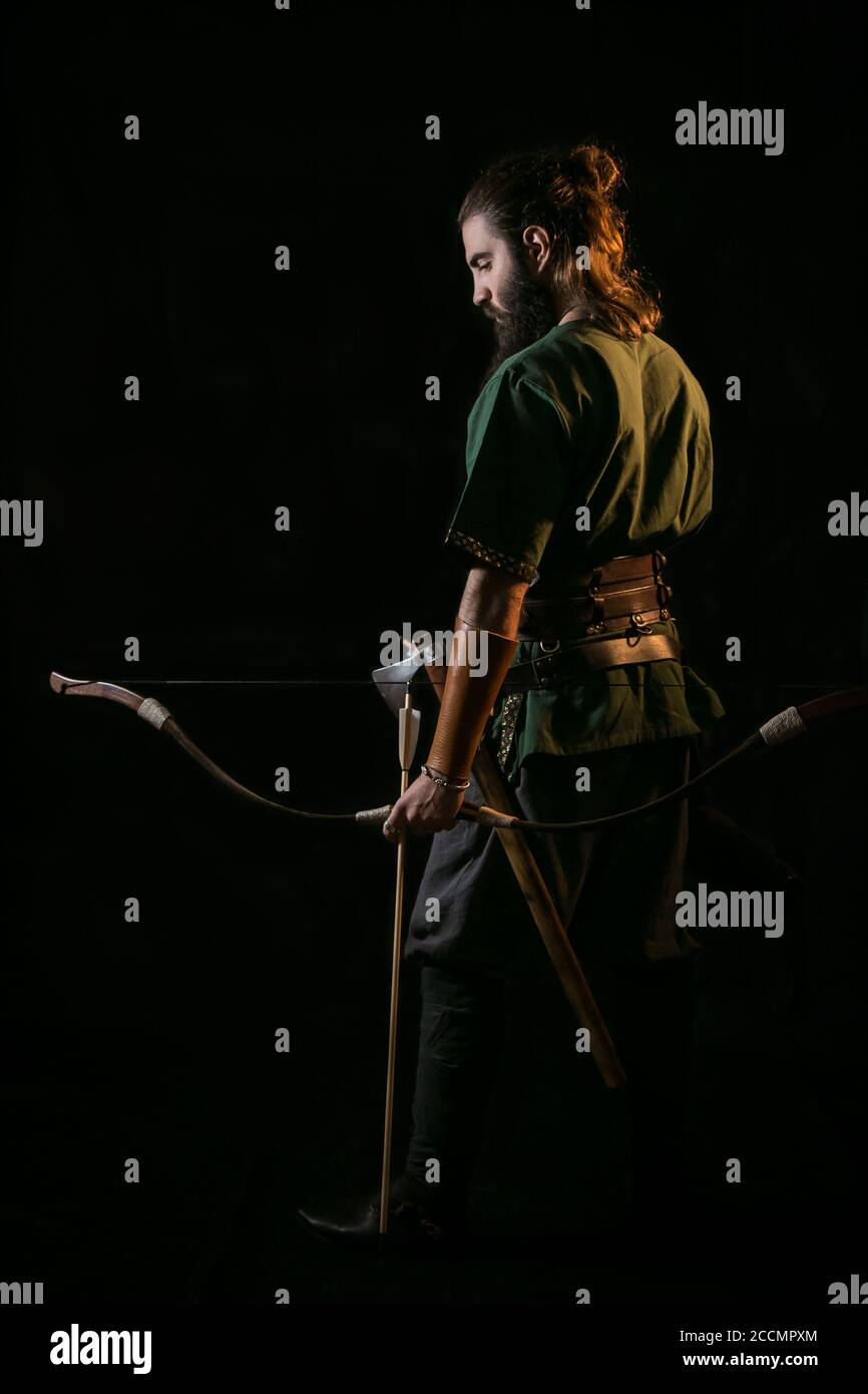 Viking warrior man portrait hi-res stock photography and images - Alamy