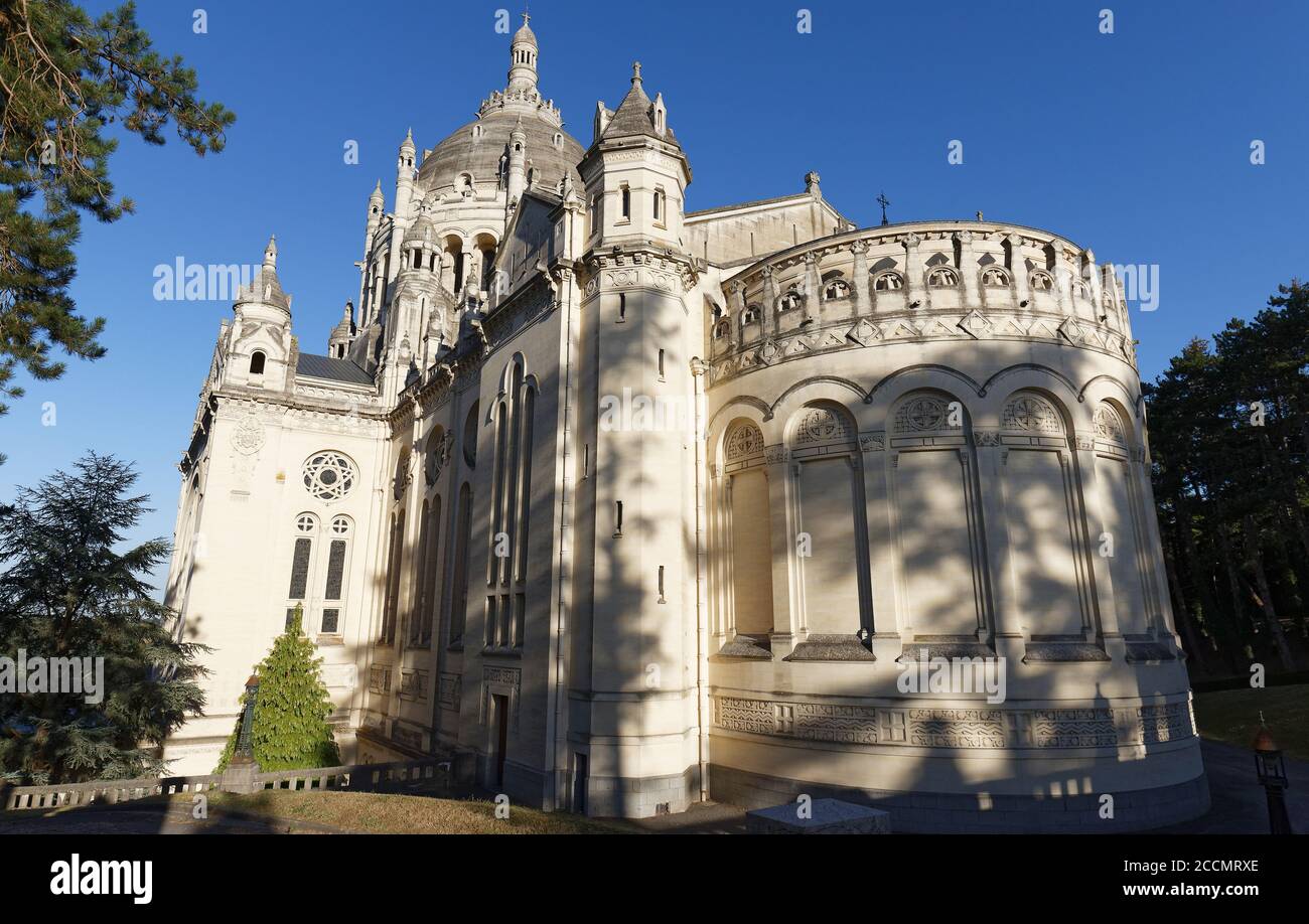 The famous basilica of St. Therese of Lisieux in Normandy, France Stock Photo Alamy