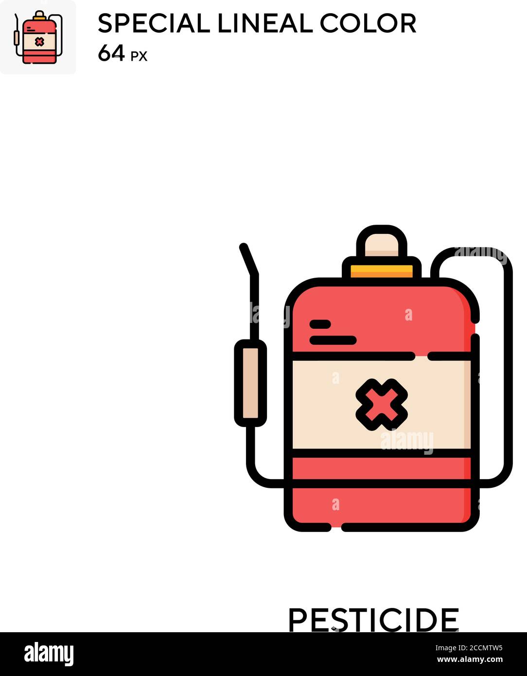 Pesticide Special lineal color icon. Illustration symbol design ...