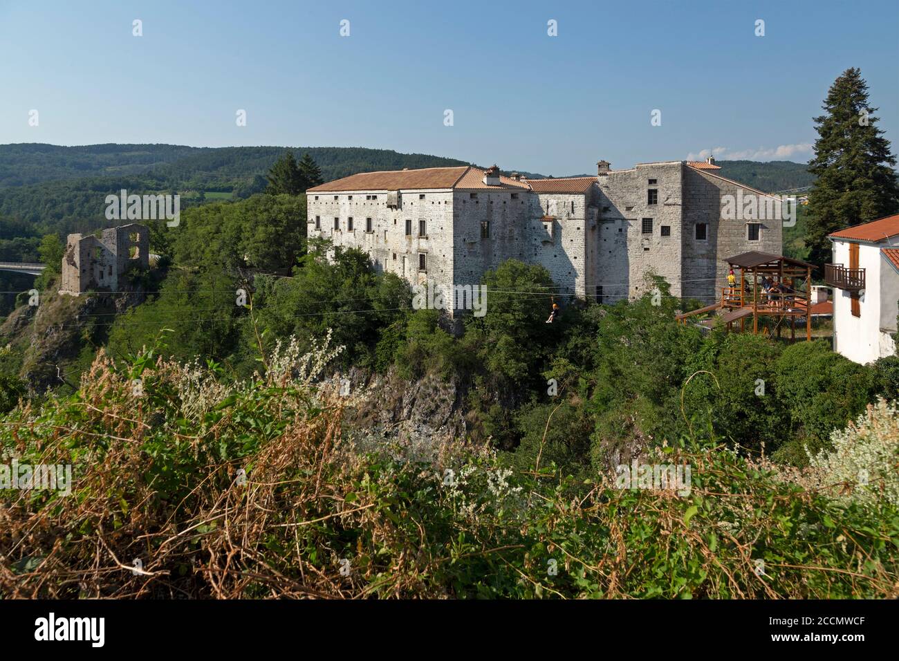 Montecuccoli Castle, Pazin, Istria, Croatia Stock Photo