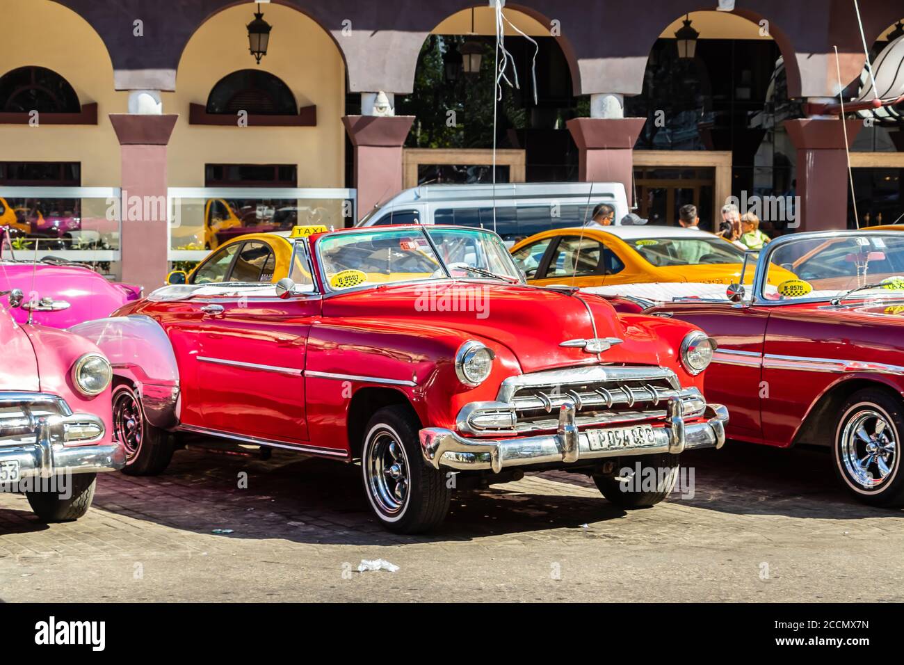 vintage 1940s Chevrolet in Havana cuba Stock Photo