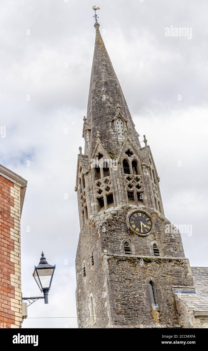 Views of Lostwithiel town in Cornwall UK Stock Photo Alamy