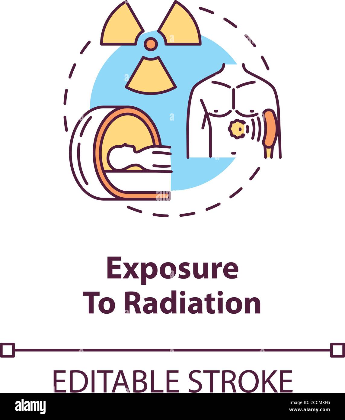 Radiation exposure Stock Vector Images Alamy