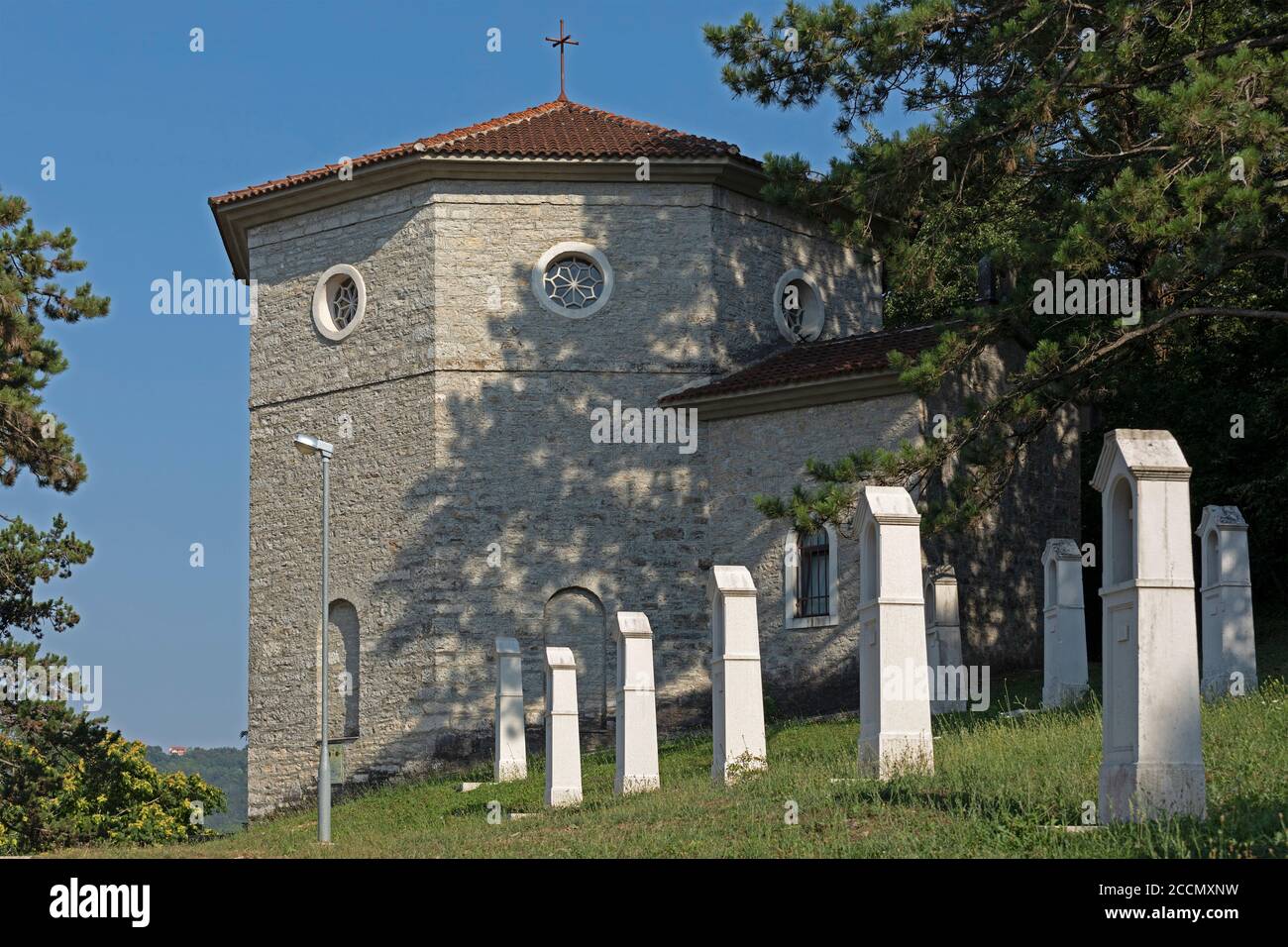 Calvary Chapel, Pazin, Istria, Croatia Stock Photo