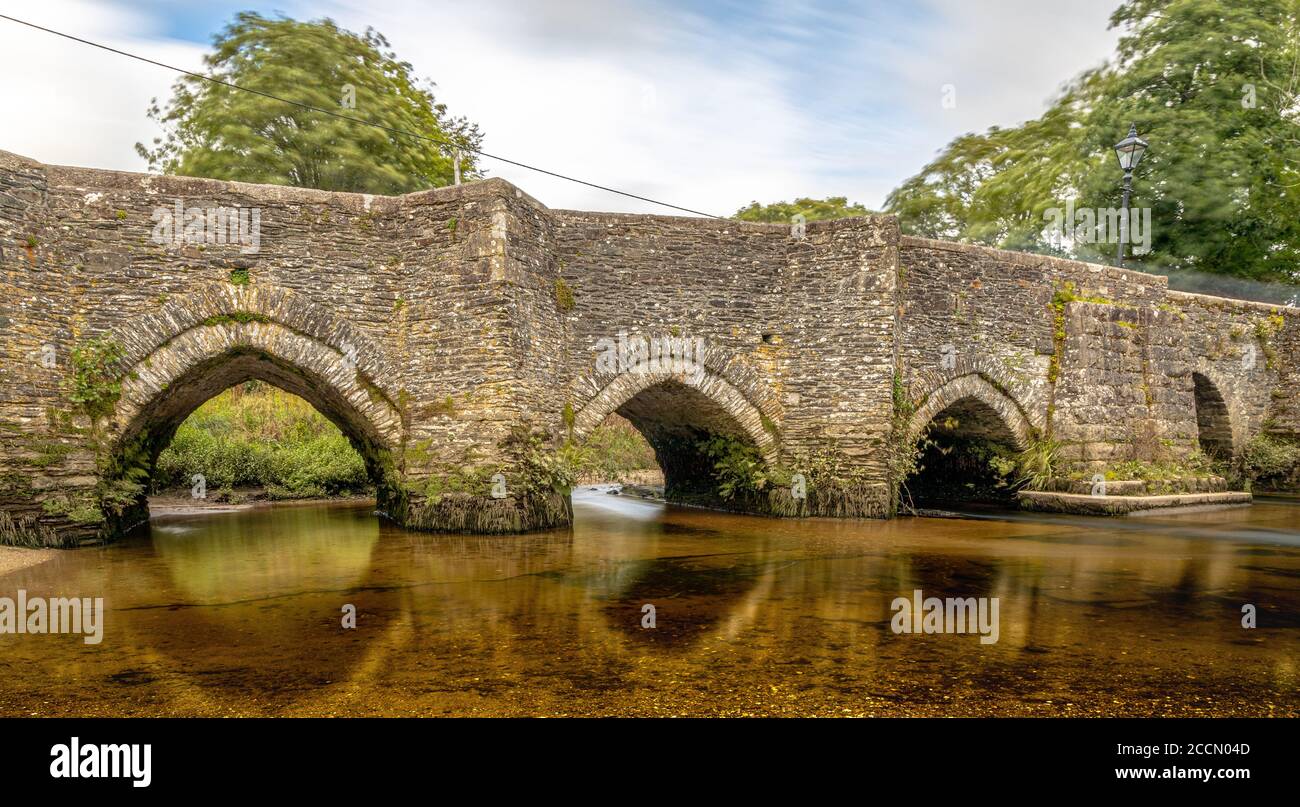 Views of Lostwithiel town in Cornwall UK Stock Photo