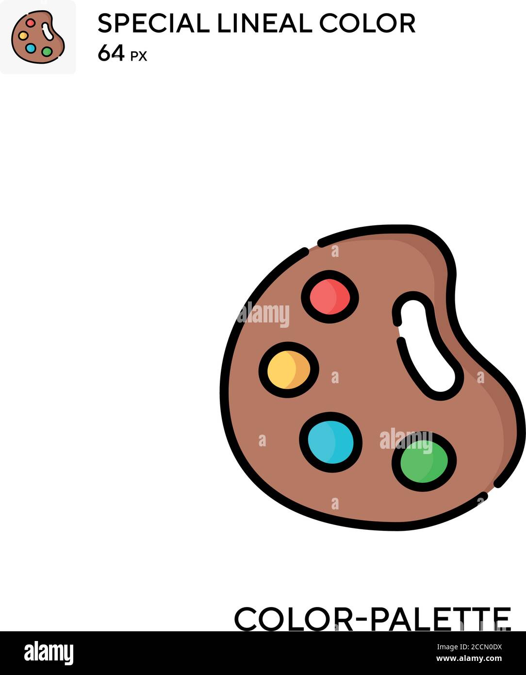 Color-palette Special lineal color icon. Illustration symbol design ...