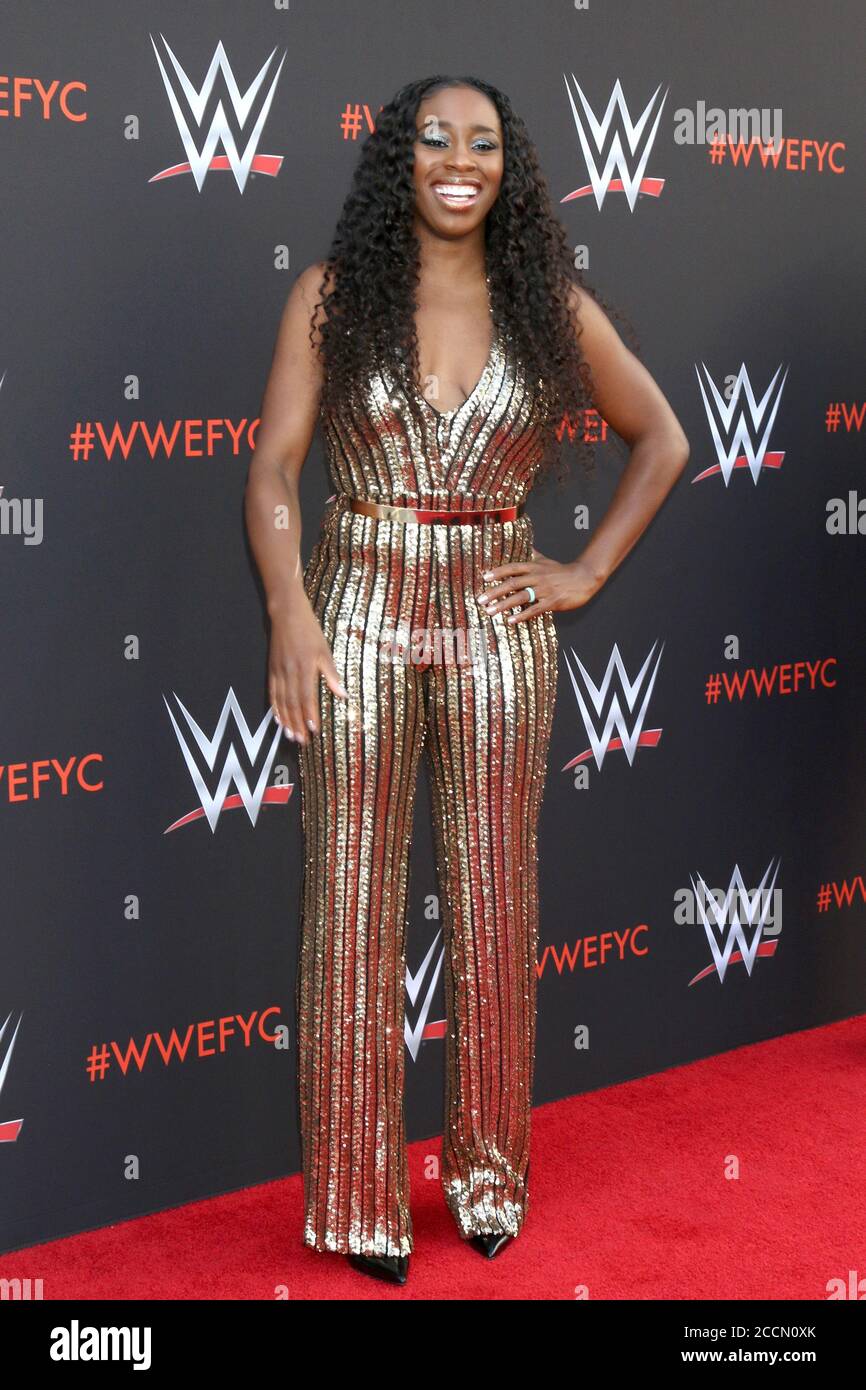 LOS ANGELES - JUN 6:  Naomi at the WWE For Your Consideration Event at the TV Academy Saban Media Center on June 6, 2018 in North Hollywood, CA Stock Photo