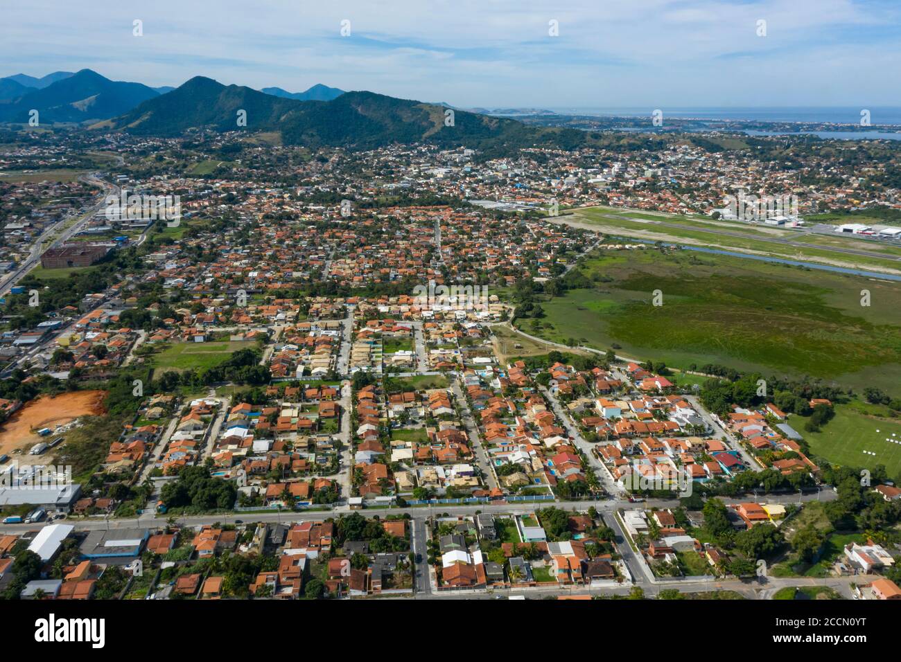 The city of Marica, State of Rio de Janeiro, Brazil. Stock Photo
