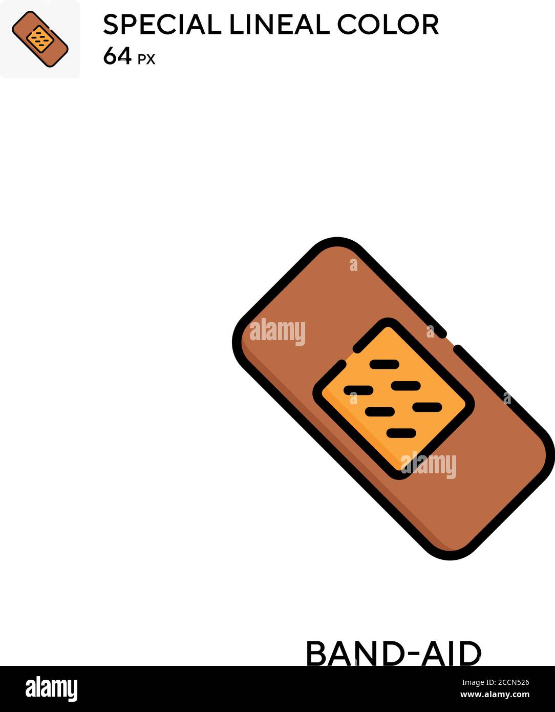 Island Hand drawn color icon. Modern vector illustration concepts. Easy to edit and customize. Stock Vector