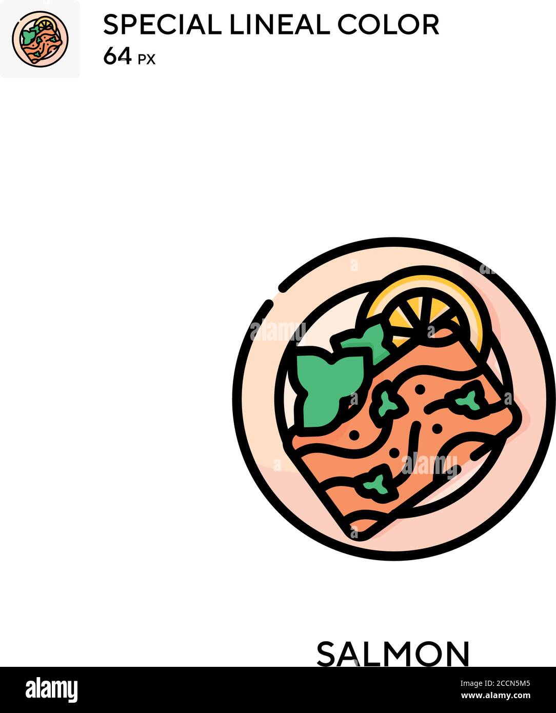 Direction Hand drawn color icon. Modern vector illustration concepts ...
