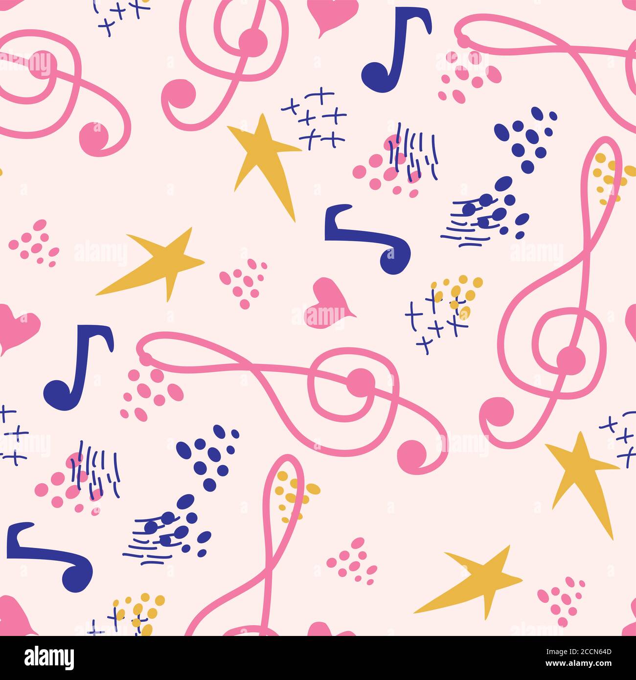 Abstract music notes seamless pattern background. musical melody decoration  Stock Vector Image & Art - Alamy