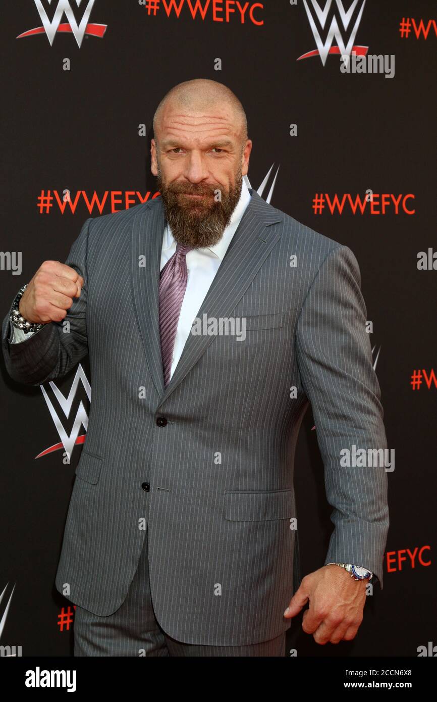 LOS ANGELES - JUN 6:  Paul Levesque, Triple H at the WWE For Your Consideration Event at the TV Academy Saban Media Center on June 6, 2018 in North Hollywood, CA Stock Photo