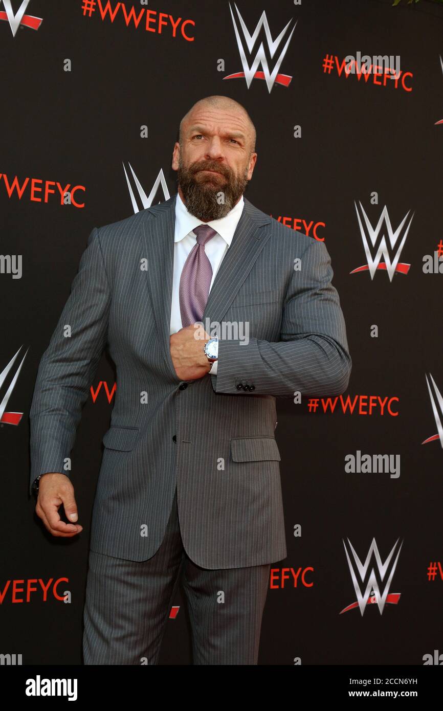 LOS ANGELES - JUN 6:  Paul Levesque, Triple H at the WWE For Your Consideration Event at the TV Academy Saban Media Center on June 6, 2018 in North Hollywood, CA Stock Photo