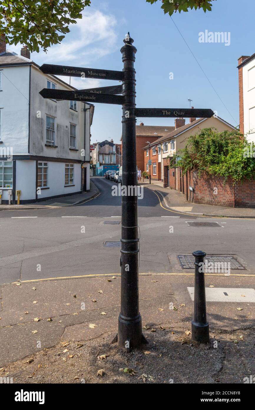 Harwich Town centre Stock Photo Alamy