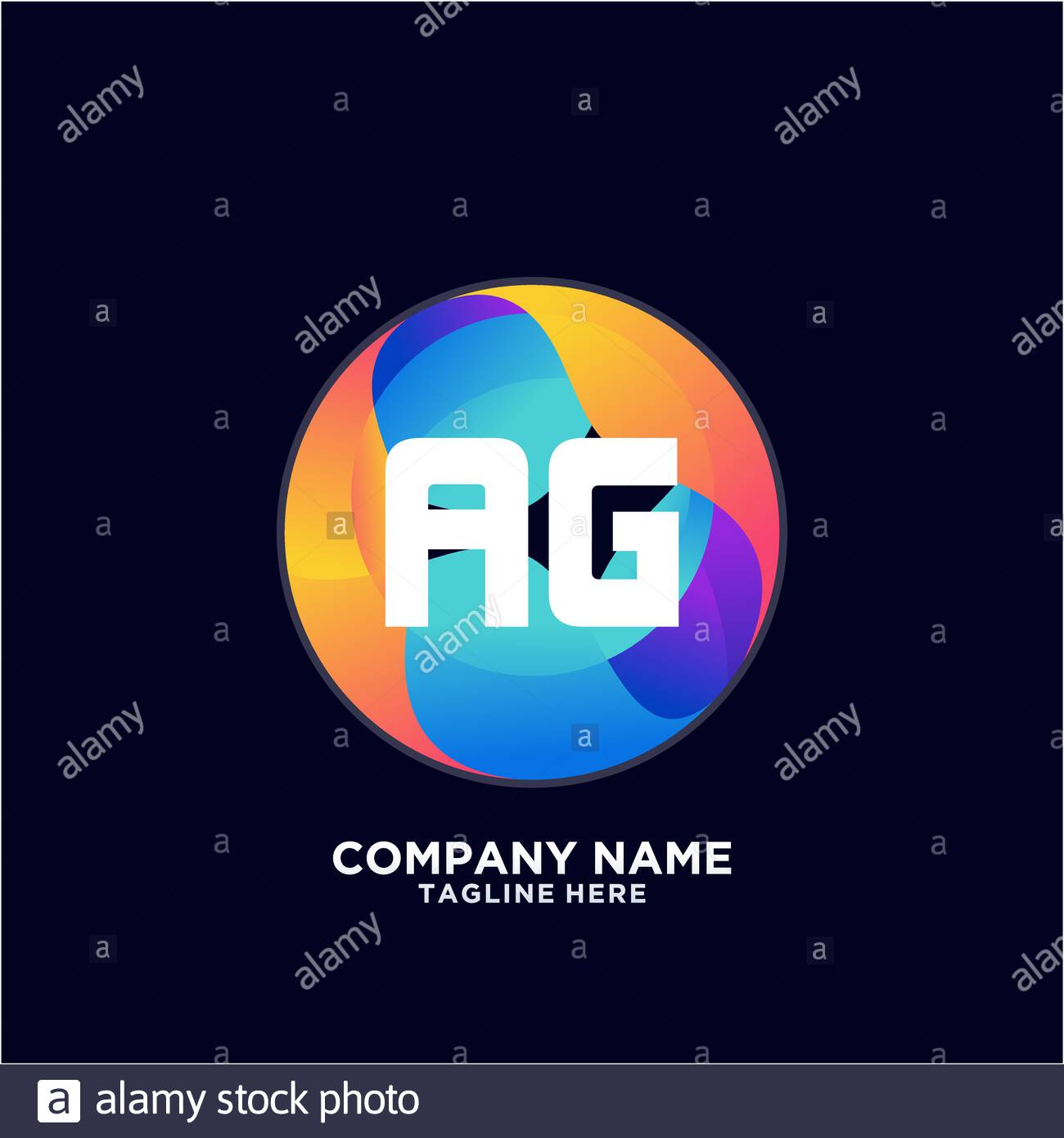 Letter Logo Design Vector Template Friendly Funnytypeface Colorful Alphabet Collection Type Characters Logotype Symbols Stock Vector Image Art Alamy