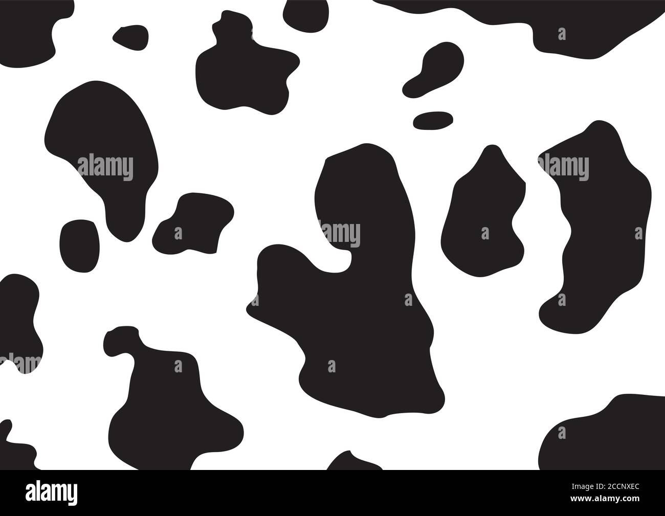 vector illustration of cow pattern. farm animal, animal pattern background. Stock Vector