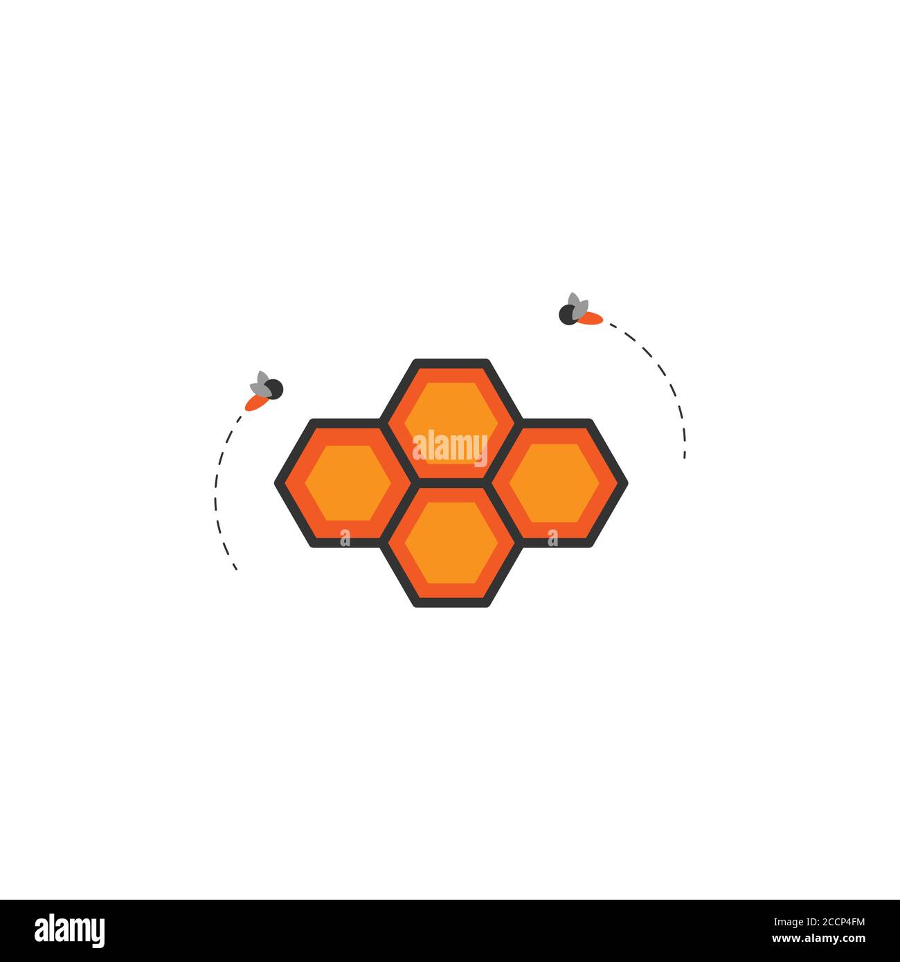 honey vector design template illustration Stock Vector