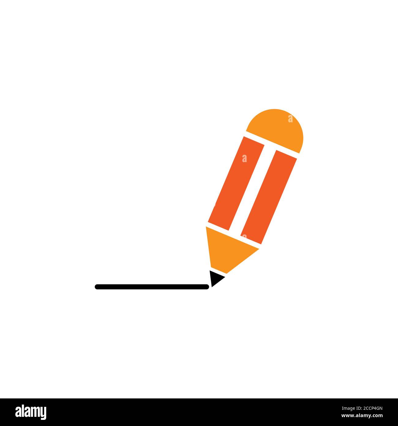 pencil icon vector design template illustration Stock Vector