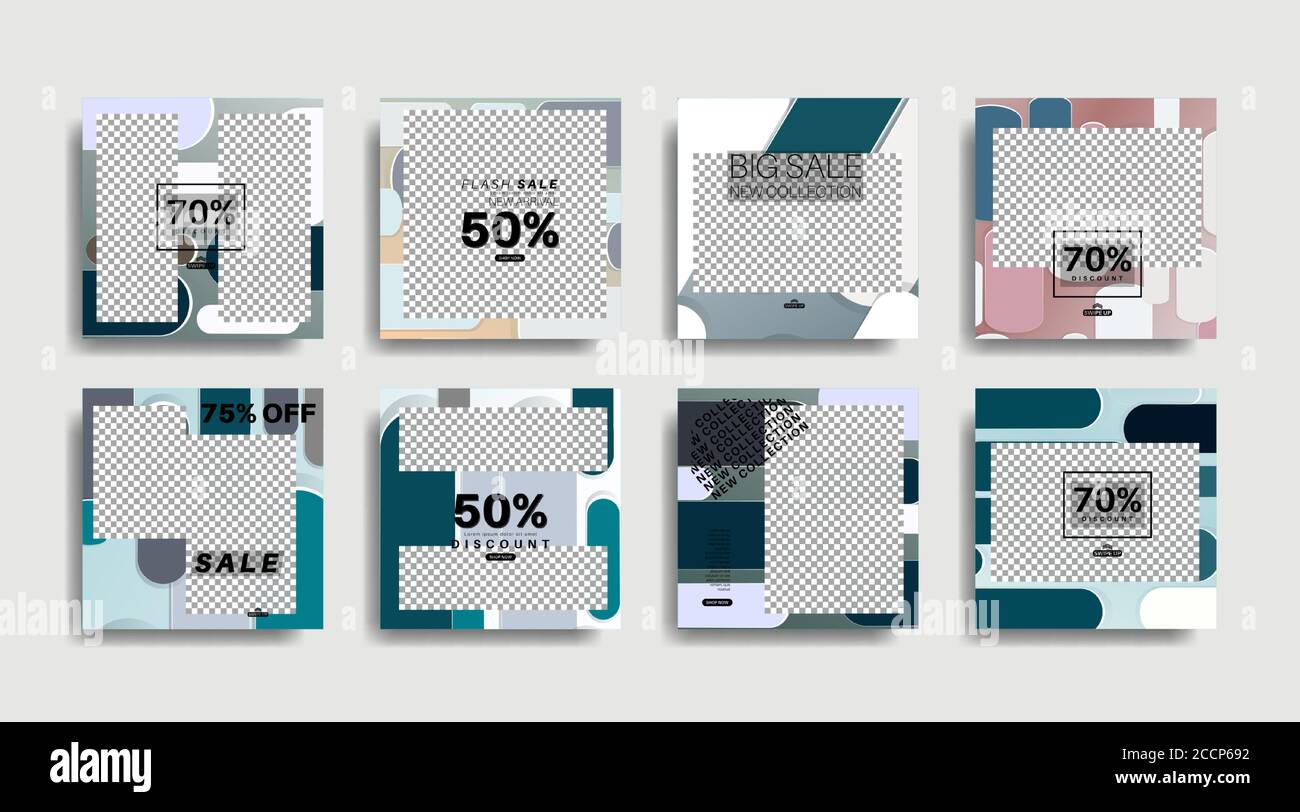 Modern promotion square web banner for social media . vector design ...